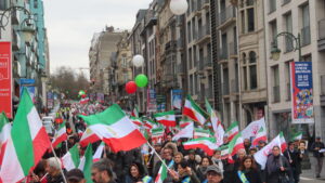 Thousands of Iranians demonstrated in Brussels on the eve of Nowruz calling EU to Blacklist IRGC