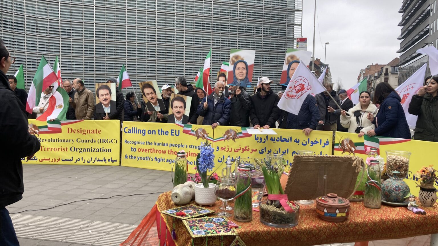 Iranians call on EU Summit to impose comprehensive sanctions against Iran’s clerical regime for warmongering, terrorism, and the pursuit of nuclear weapons.
