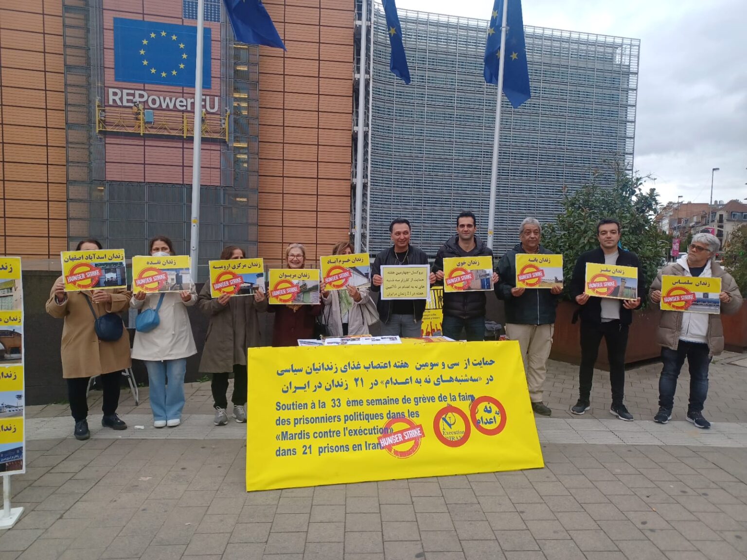 “No to Execution Tuesday” campaign for the Third consecutive week in Brussels