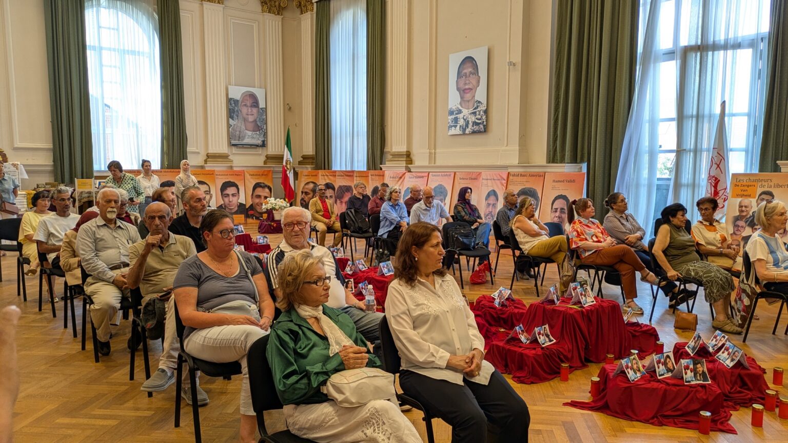 Communiqué spécial : Manifestation de solidarité et cri pour la liberté lors de l’exposition sur les droits de l’homme à l’hôtel de ville de Vilvorde, Belgique